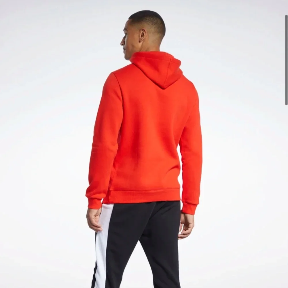 Reebok Red Training Essentials Big Logo Hoodie (M)